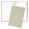 Aurora carnet de notes répertoire A-Z 145 x 220 mm quadrillé 96 feuilles (5 mm) - gris