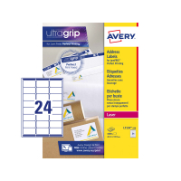 Avery étiquettes d'adresse L7159-250 | 6000 pièces | 63,5 x 33,9 mm | technologie Quickpeel L7159-250 212266