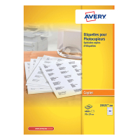 Avery 23521-200 étiquettes copieurs A4 70 x 37 mm (4800 étiquettes) - blanc 23521-200 L235212 212138
