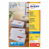 Avery J8159-100 étiquettes d'adresse A4 63,5 x 33,9 mm (2400 étiquettes) - blanc J8159-100 212274