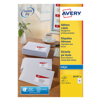 Avery J8159-10 étiquettes d'adresse A4 63,5 x 33,9 mm (240 étiquettes) - blanc J8159-10 212268
