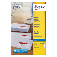 Avery J8159-25 étiquettes d'adresse A4 63,5 x 33,9 mm (600 étiquettes) - blanc J8159-25 212270
