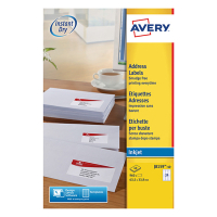 Avery J8159-40 étiquettes d'adresse A4 63,5 x 33,9 mm (960 étiquettes) - blanc J8159-40 212272