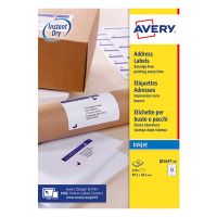 Avery J8163-10 étiquettes d'adresse A4 99,1 x 38,1 mm (140 étiquettes) - blanc J8163-10 212304