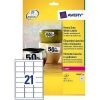 Avery L7060-20 étiquettes ultra-résistantes A4 63,5 x 38,1 mm (420 pièces) - blanc
