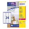 Avery L7159-250 étiquettes d'adresse A4 63,5 x 33,9 mm (6000 étiquettes) - blanc