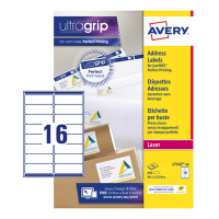Avery L7162-40 étiquettes d'adresse A4 99,1 x 33,9 mm (640 étiquettes) - blanc L7162-40 212288
