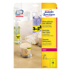 Avery L7263Y-25 étiquettes fluorescentes A4 99,1 x 38,1 mm (350 étiquettes) - jaune