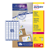 Avery L7651-100 étiquettes d'adresse A4 38,1 x 21,2 mm (6500 étiquettes) - blanc