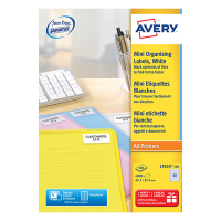 Avery L7654-100 étiquettes d'adresse A4 45,7 x 25,4 mm (4000 étiquettes) - blanc L7654-100 212643