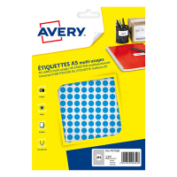 Avery PET08B pastilles de marquage Ø 8 mm (2940 pièces) - bleu AV-PET08B 212704