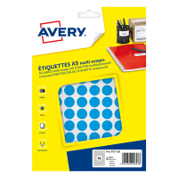 Avery PET15B pastilles de marquage Ø 15 mm (960 pièces) - bleu AV-PET15B 212714
