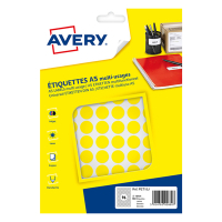 Avery PET15J pastilles de marquage Ø 15 mm (960 pièces) - jaune AV-PET15J 212715