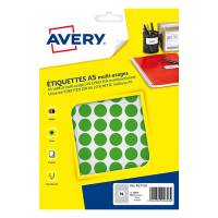 Avery PET15V pastilles de marquage Ø 15 mm (960 pièces) - vert AV-PET15V 212716