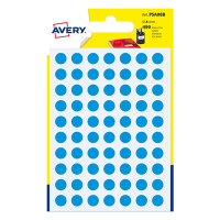 Avery PSA08B pastilles de marquage Ø 8 mm (490 pièces) - bleu AV-PSA08B 212709