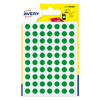 Avery PSA08V pastilles de marquage Ø 8 mm (490 pièces) - vert AV-PSA08V 212713
