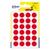 Avery PSA15R pastilles de marquage Ø 15 mm (168 étiquettes) - rouge