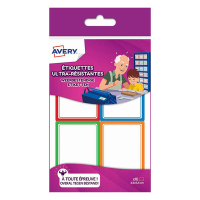 Avery RES16 étiquettes résistantes aux intempéries 45 x 65 mm (16 étiquettes) - blanc RES16 212796