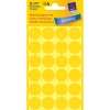 Avery Zweckform 3007 pastilles de couleur Ø 18 mm (96 étiquettes) - jaune