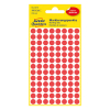 Avery Zweckform 3010 pastilles de marquage Ø 8 mm (416 étiquettes) - rouge