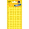 Avery Zweckform 3013 pastilles de couleur Ø 8 mm (416 pièces) - jaune