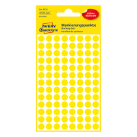 Avery Zweckform 3013 pastilles de marquage Ø 8 mm (416 étiquettes) - jaune 3013 212328