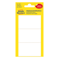 Avery Zweckform 3084 étiquettes multi-usages 66 x 38 mm (18 pièces) - blanc 3084 212200
