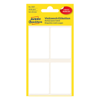 Avery Zweckform 3087 étiquettes multi-usages 54 x 35 mm (24 pièces) - blanc 3087 212196