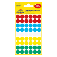Avery Zweckform 3088 pastilles de marquage Ø 12 mm (270 pièces) - assorti 3088 212358