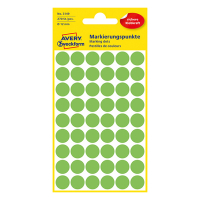 Avery Zweckform 3149 pastilles de marquage Ø 12 mm (270 pièces) - vert clair 3149 212356