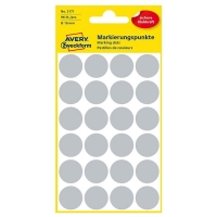 Avery Zweckform 3171 pastilles de couleur Ø 18 mm (96 étiquettes) - gris AV-3171 212703