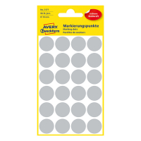 Avery Zweckform 3171 pastilles de marquage Ø 18 mm (96 étiquettes) - gris AV-3171 212703