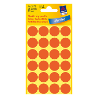 Avery Zweckform 3172 pastilles de marquage Ø 18 mm (96 étiquettes) - rouge clair 3172 212382