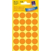 Avery Zweckform 3173 pastilles de couleur Ø 18 mm (96 étiquettes) - orange clair