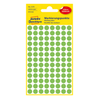 Avery Zweckform 3179 pastilles de marquage Ø 8 mm (416 étiquettes) - vert clair 3179 212336