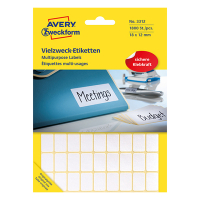 Avery Zweckform 3312 étiquettes multi-usages 18 x 12 mm (1800 pièces) - blanc 3312 212154