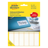 Avery Zweckform 3327 étiquettes multi-usages 50 x 19 mm (486 pièces) - blanc 3327 212194