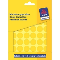 Avery Zweckform 3377 pastilles de couleur Ø 18 mm (1056 étiquettes) - jaune 3377 212376