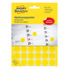 Avery Zweckform 3377 pastilles de marquage Ø 18 mm (1056 étiquettes) - jaune
