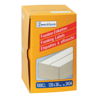 Avery Zweckform 3434 étiquettes d'affranchissement 128 x 38 mm (1000 pièces) - blanc 3434 212220