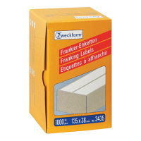 Avery Zweckform 3435 étiquettes d'affranchissement 135 x 38 mm (1000 pièces) - blanc 3435 212224