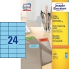 Avery Zweckform 3449 étiquettes multi-usages 70 x 37 mm (2400 pièces) - bleu