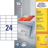Avery Zweckform 3474 étiquettes multi-usages 70 x 37 mm (2400 pièces) - blanc