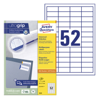Avery Zweckform 3650 étiquettes multi-usages A4 48 x 21 mm (5200 étiquettes) - blanc 3650 212650