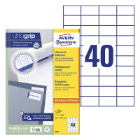Avery Zweckform 3651 étiquettes universelles A4 52,5 x 29,7 mm (4000 étiquettes) - blanc 3651 212028