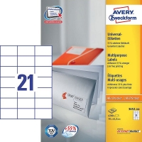 Avery Zweckform 3652-200 étiquettes multi-usages 70 x 42,3 mm (4200 étiquettes) 3652-200 212484