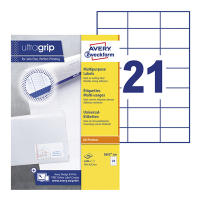 Avery Zweckform 3652-200 étiquettes multi-usages A4 70 x 42,3 mm (4200 étiquettes) - blanc 3652-200 212484