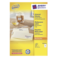 Avery Zweckform 3653-200 étiquettes multi-usages A4 105 x 42,3 mm (2800 étiquettes) - blanc 3653-200 212486