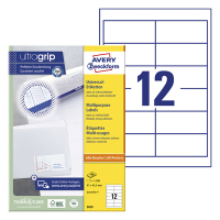 Avery Zweckform 3659 étiquettes multi-usages A4 97 x 42,3 mm (1200 étiquettes) - blanc 3659 212052