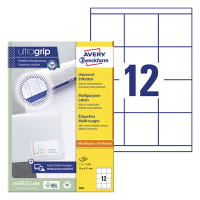 Avery Zweckform 3661 étiquettes multi-usages A4 70 x 67,7 mm (1200 étiquettes) - blanc 3661 212050